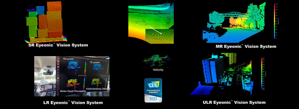 4 Eyeonic Vision Systems from SiLC, a cutting edge LiDAR company